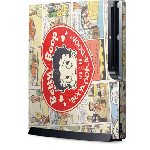 Betty Boop Comic Strip Playstation 3 & PS3 Slim Skin