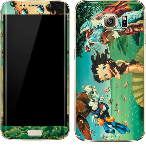 Betty Boop At Sea Galaxy S7 Edge Skin