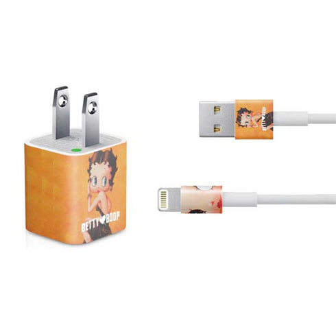 Betty Boop Little Black Dress iPhone Charger (5W USB) Skin