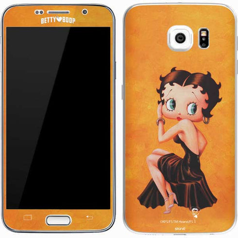 Betty Boop Little Black Dress Galaxy S7 Skin