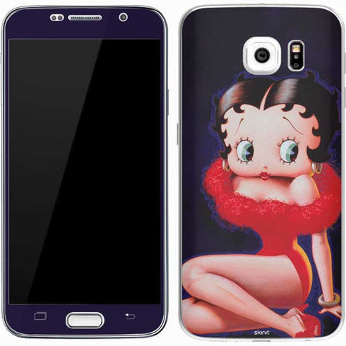 Betty Boop Red Dress Galaxy S7 Skin
