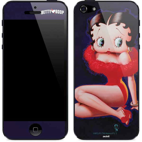 Betty Boop Red Dress iPhone 5/5s/5SE Skin