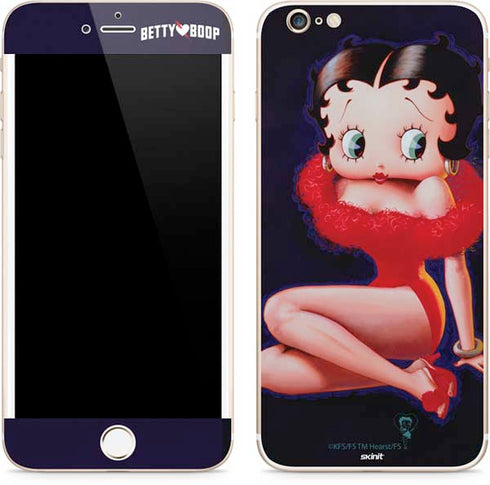 Betty Boop Red Dress iPhone 6/6s Plus Skin