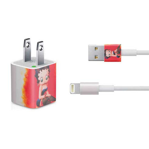 Betty Boop Stockings iPhone Charger (5W USB) Skin