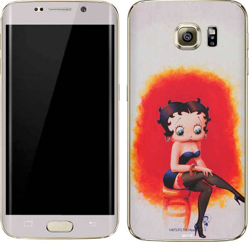 Betty Boop Stockings Galaxy S7 Edge Skin