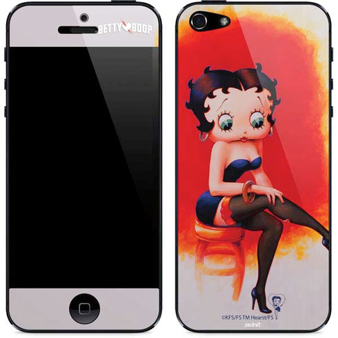 Betty Boop Stockings iPhone 5/5s/5SE Skin
