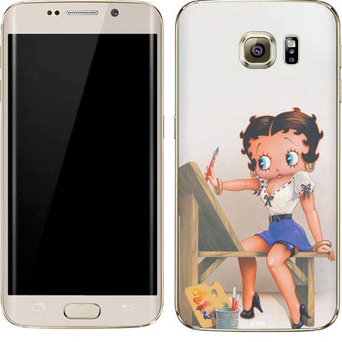 Betty Boop The Artist Galaxy S7 Edge Skin