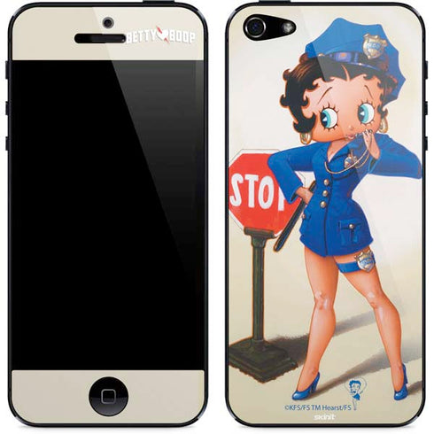 Betty Boop The Police Officer iPhone 5/5s/5SE Skin
