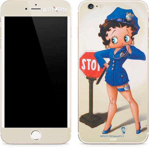 Betty Boop The Police Officer iPhone 6/6s Plus Skin