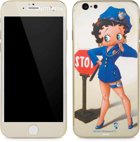 Betty Boop The Police Officer iPhone 6/6s Skin