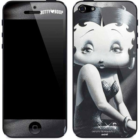 Betty Boop Black and White iPhone 5/5s/5SE Skin