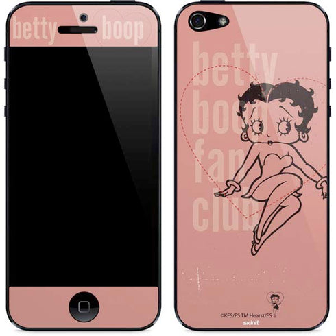 Betty Boop Fan Club iPhone 5/5s/5SE Skin