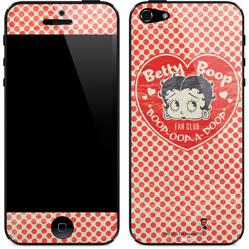 Betty Boop Red Heart iPhone 5/5s/5SE Skin
