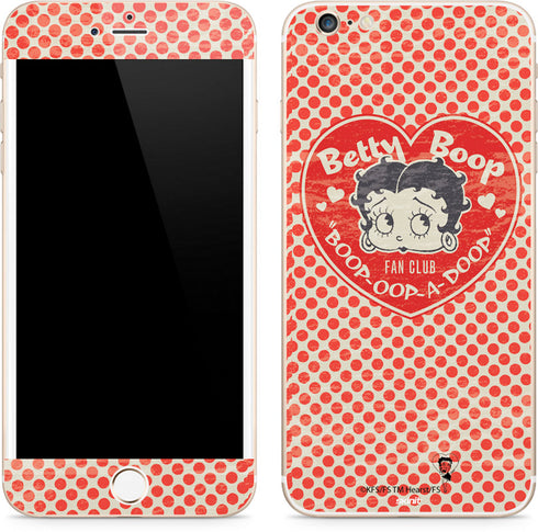 Betty Boop Red Heart iPhone 6/6s Plus Skin
