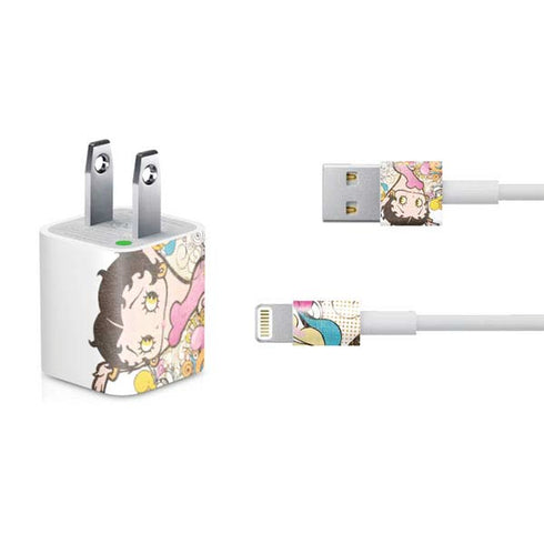 Betty Boop Hands Up iPhone Charger (5W USB) Skin
