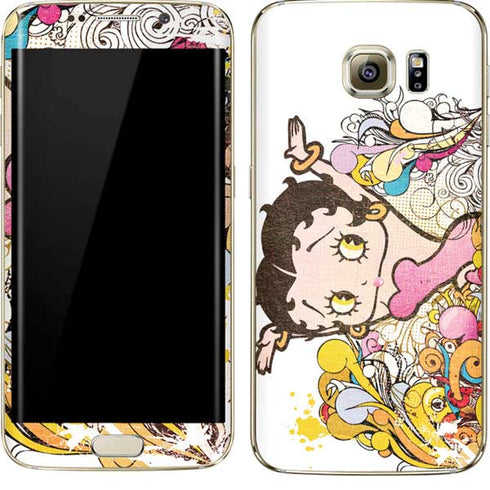 Betty Boop Hands Up Galaxy S7 Edge Skin