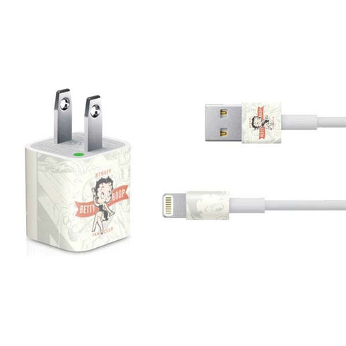 Betty Boop Member Fan Club iPhone Charger (5W USB) Skin