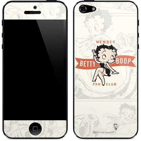 Betty Boop Member Fan Club iPhone 5/5s/5SE Skin
