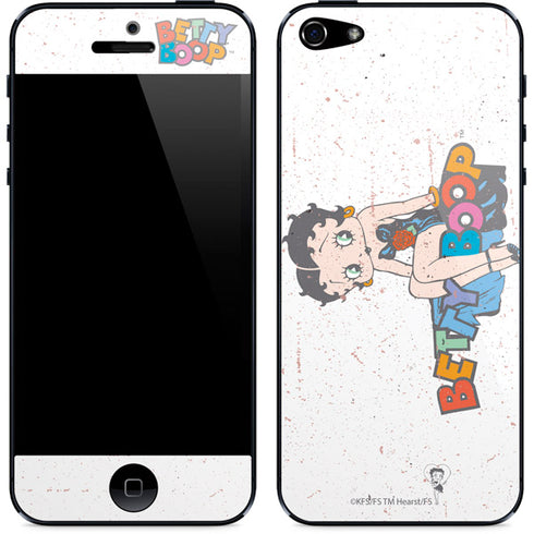 Betty Boop Splatter iPhone 5/5s/5SE Skin