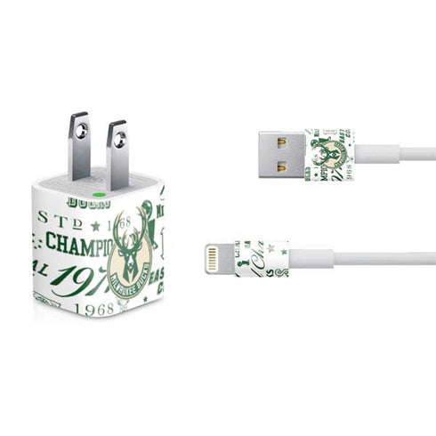 NBA Milwaukee Bucks Historic Blast New iPhone Charger (5W USB) Skin