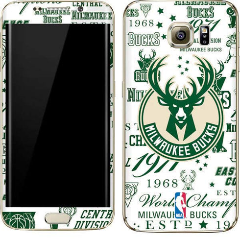 NBA Milwaukee Bucks Historic Blast New Galaxy S7 Edge Skin