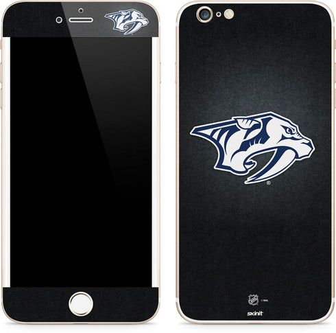 NHL Nashville Predators Black Background iPhone 6/6s Plus Skin