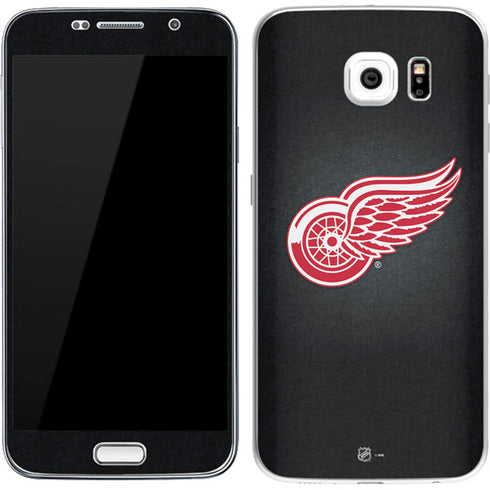 NHL Detroit Red Wings Black Background Galaxy S7 Skin