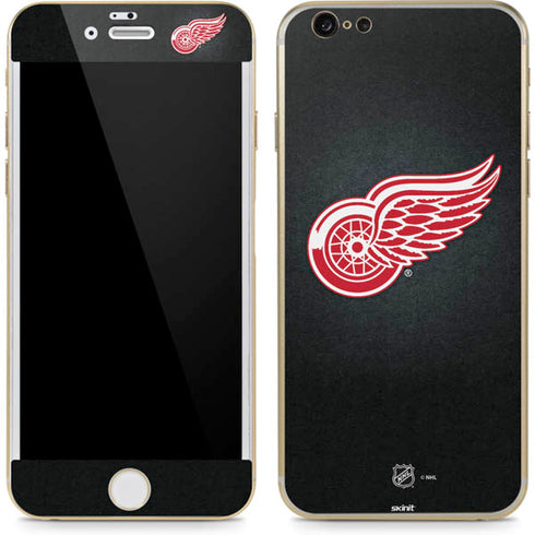 NHL Detroit Red Wings Black Background iPhone 6/6s Skin