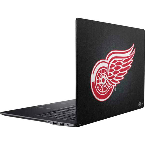 NHL Detroit Red Wings Black Background Ativ Book 9 (15.6in 2014) Skin