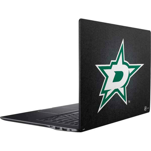 NHL Dallas Stars Black Background Ativ Book 9 (15.6in 2014) Skin