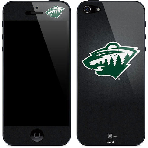 NHL Minnesota Wild Black Background iPhone 5/5s/5SE Skin