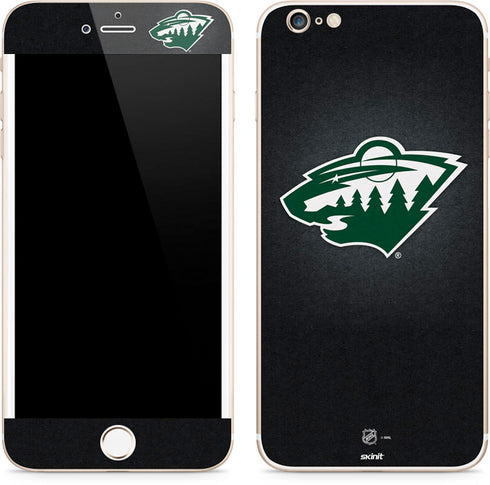 NHL Minnesota Wild Black Background iPhone 6/6s Plus Skin