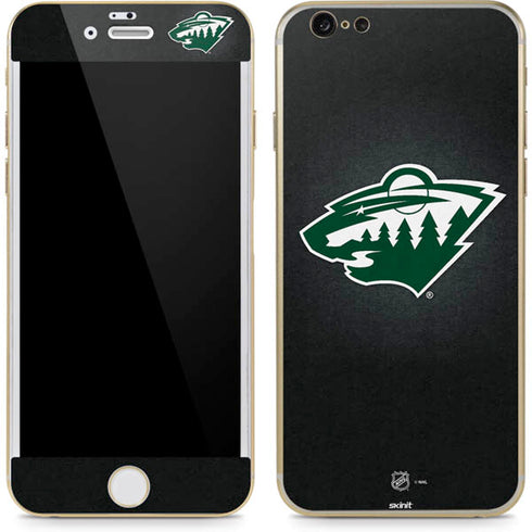 NHL Minnesota Wild Black Background iPhone 6/6s Skin