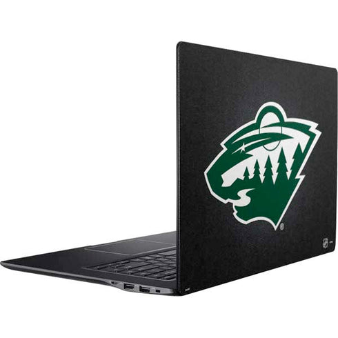 NHL Minnesota Wild Black Background Ativ Book 9 (15.6in 2014) Skin