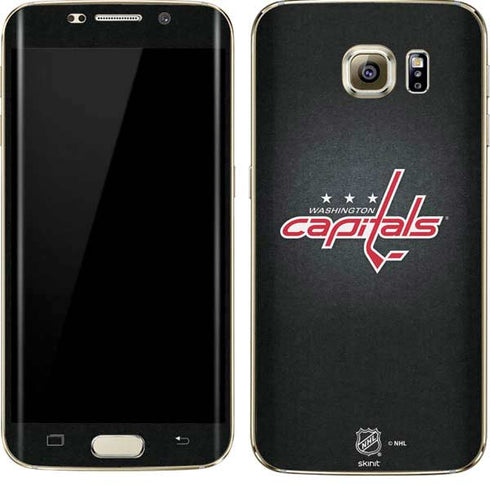 NHL Washington Capitals Black Background Galaxy S7 Edge Skin
