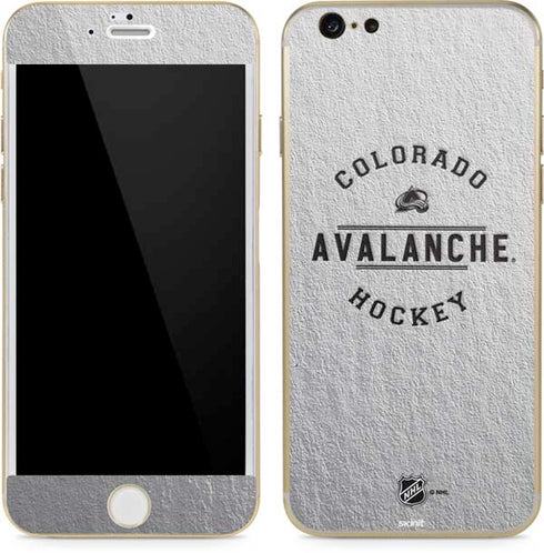 NHL Colorado Avalanche Black Text iPhone 6/6s Skin