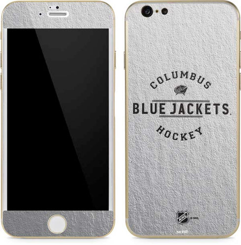 NHL Columbus Blue Jackets Black Text iPhone 6/6s Skin