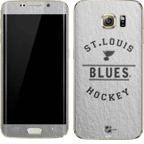 NHL St. Louis Blues Black Text Galaxy S7 Edge Skin
