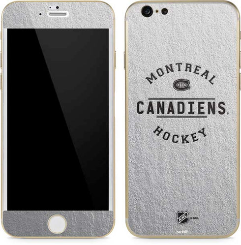 NHL Montreal Canadiens Black Text iPhone 6/6s Skin