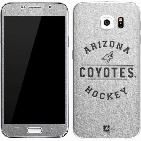 NHL Arizona Coyotes Black Text Galaxy S7 Skin