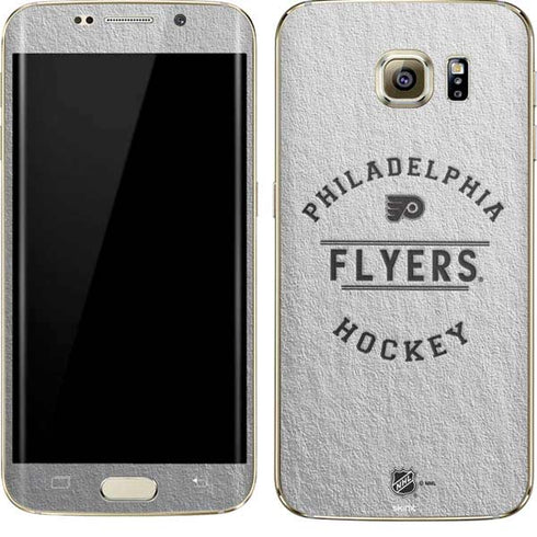 NHL Philadelphia Flyers Black Text Galaxy S7 Edge Skin