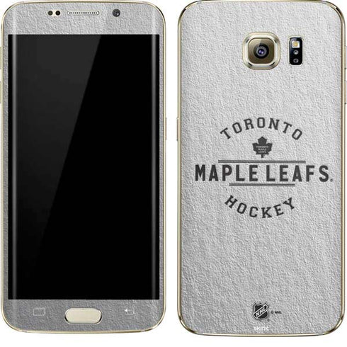 NHL Toronto Maple Leafs Black Text Galaxy S7 Edge Skin