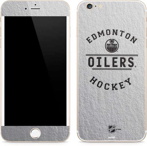 NHL Edmonton Oilers Black Text iPhone 6/6s Plus Skin