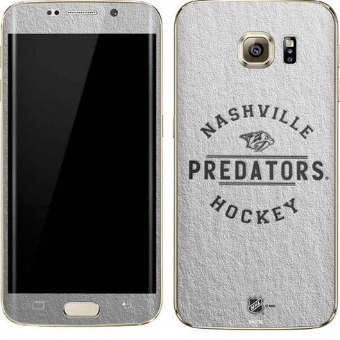 NHL Nashville Predators Black Text Galaxy S7 Edge Skin