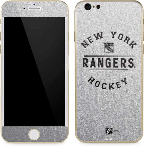 NHL New York Rangers Black Text iPhone 6/6s Skin