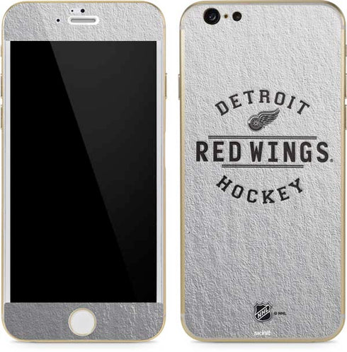 NHL Detroit Red Wings Black Text iPhone 6/6s Skin
