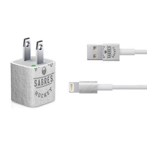 NHL Buffalo Sabres Black Text iPhone Charger (5W USB) Skin