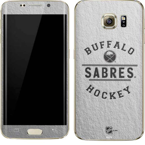 NHL Buffalo Sabres Black Text Galaxy S7 Edge Skin