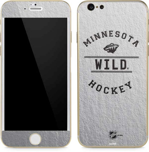 NHL Minnesota Wild Black Text iPhone 6/6s Skin
