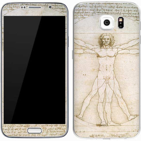Leonardo da Vinci The Proportions of Man Galaxy S7 Skin
